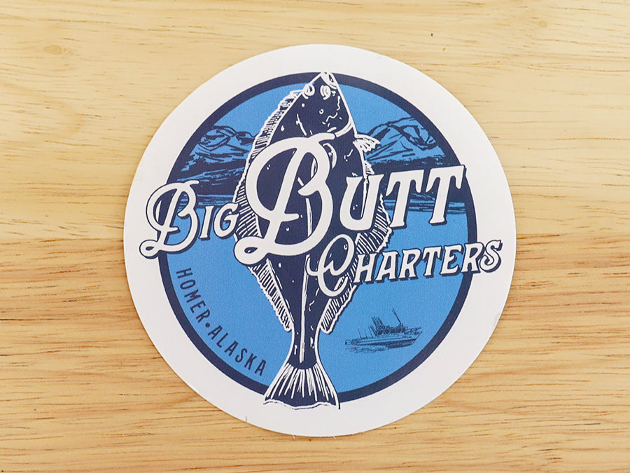 Sticker Charters Big Butt Charters Sticker – Big Butt Charters Merch