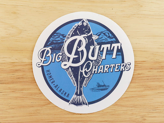 Big Butt Charters Sticker
